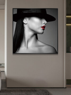 3-iAA-1542-1Panel Black PS Frame Canvas Prints Home Decor Wall Art Canvas Prints Acrylic Glass Prints Painting