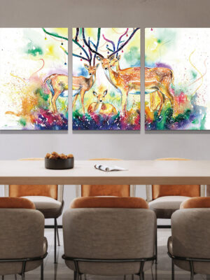 Abstract Room Hanging Painting Hotel Lobby Wall Art Decoration Painting ﻿