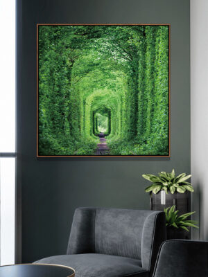 Tunnel Landscape Painting Canvas Wall Art for Home Decoration