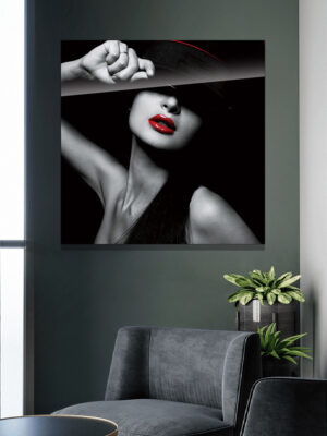 4-iSB-61118-1Panel Frameless Acrylic Prints Modern Home Decor Sex Lady Picture Waterproof Canvas Wall Art Painting