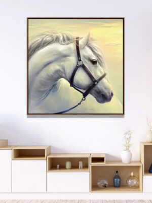 4-iSB-61185-1Panel Walnut PS Frame Canvas Prints Modern Painting Home Decor Art Hot Selling Animal Paintings