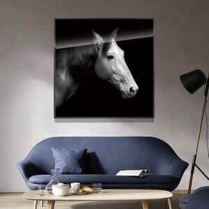 Outdoor Wall Art Canvas Framed Painting Animal Painting Horses Painting
