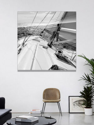 5-iSB-62095-1Panel Frameless Acrylic Prints Frameless Glass Prints Black and White Wall Art Paintings Home Decor