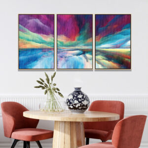 Home Hotel Decoration Waterproof Abstract Canvas Wall Arts Paintings